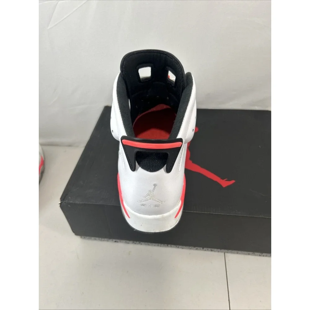 Nike Air Jordan 6 Retro White Infrared 2014 384664-123 With Box Size 12